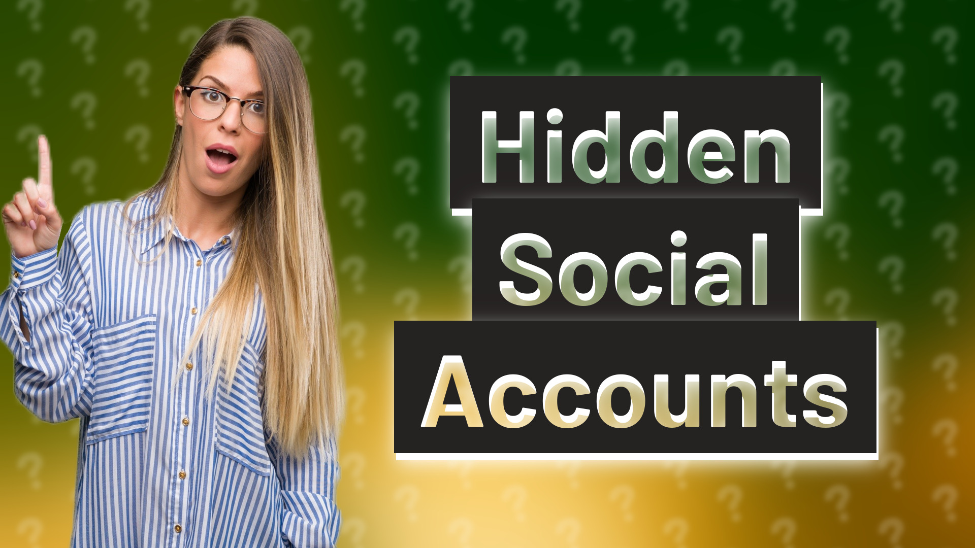Hidden Social Accounts