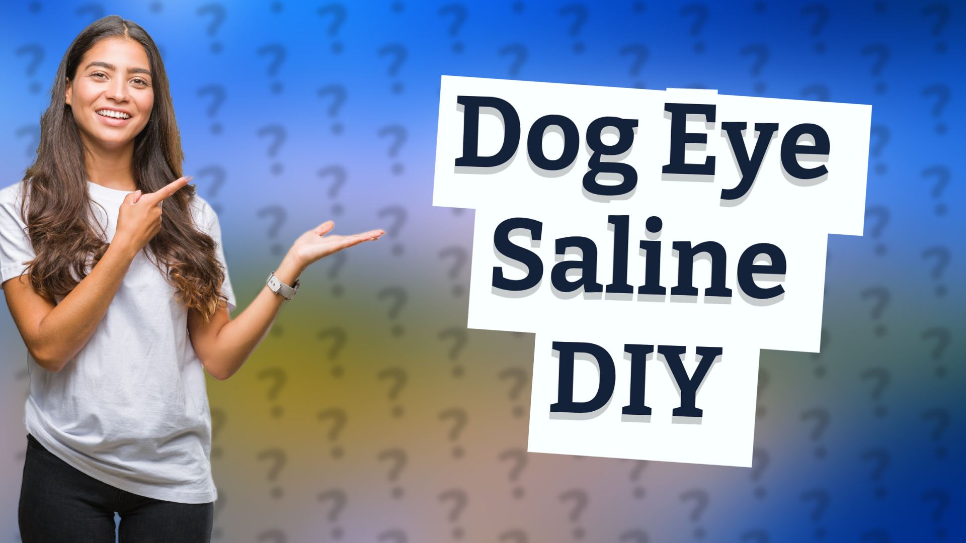Dog Eye Saline DIY