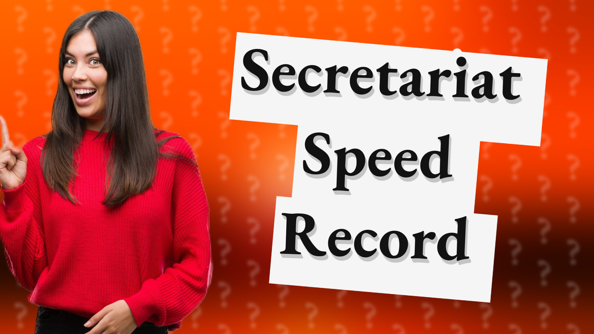 Secretariat Speed Record