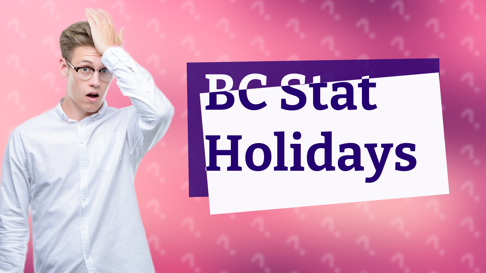 BC Stat Holidays