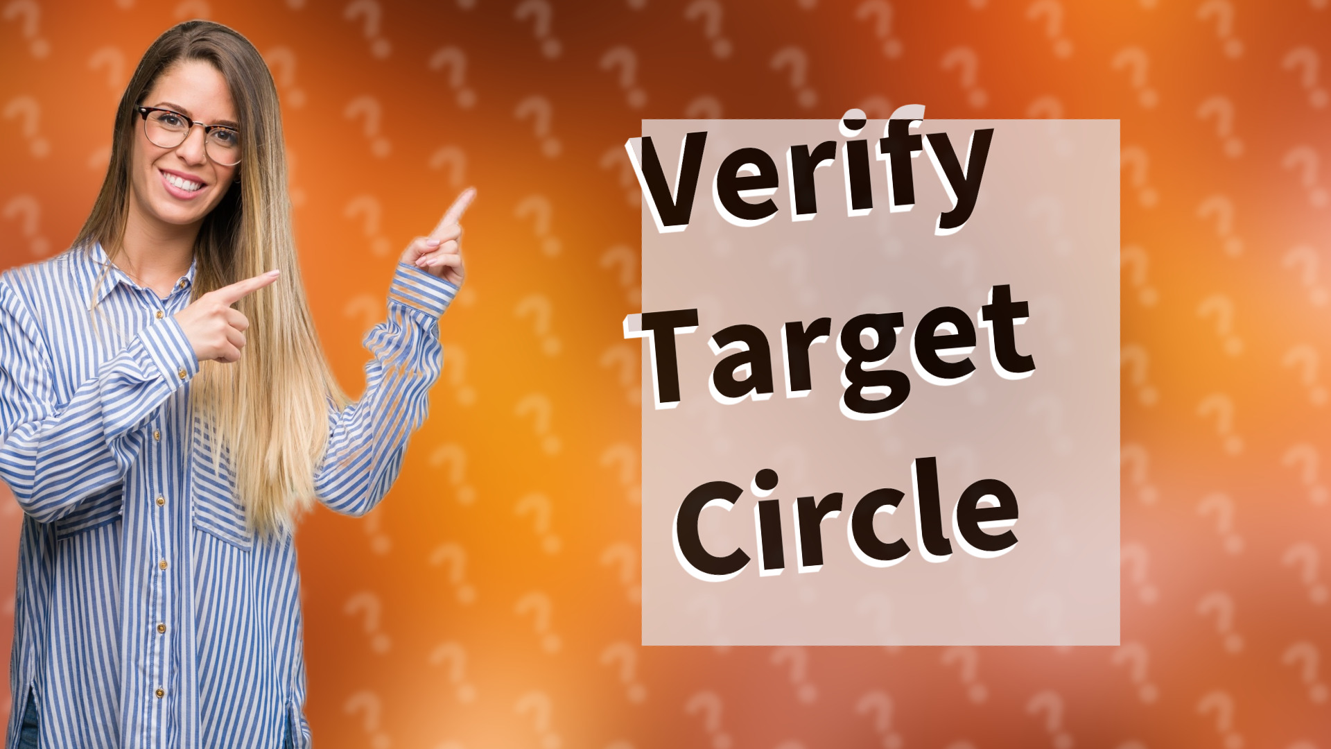 Verify Target Circle