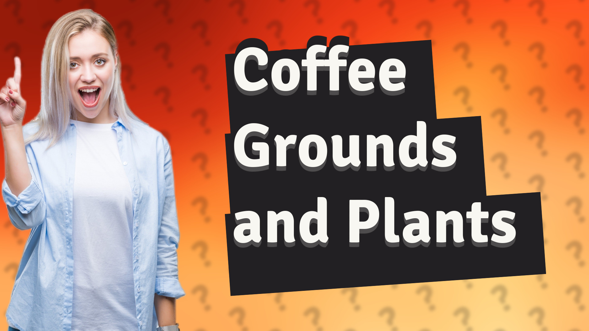 Coffee Grounds and Plants