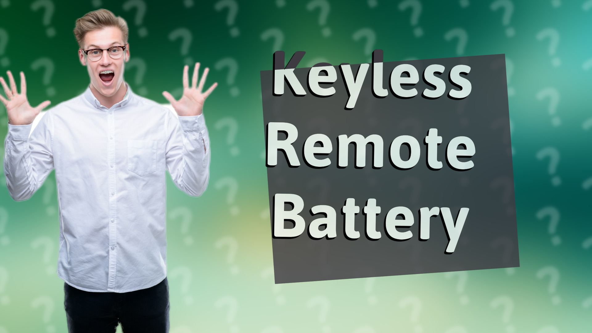 Keyless Remote Battery