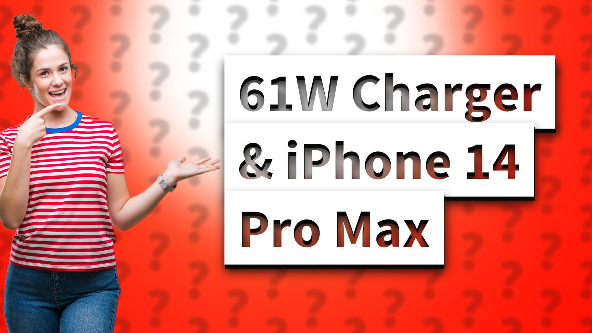 61W Charger & iPhone 14 Pro Max