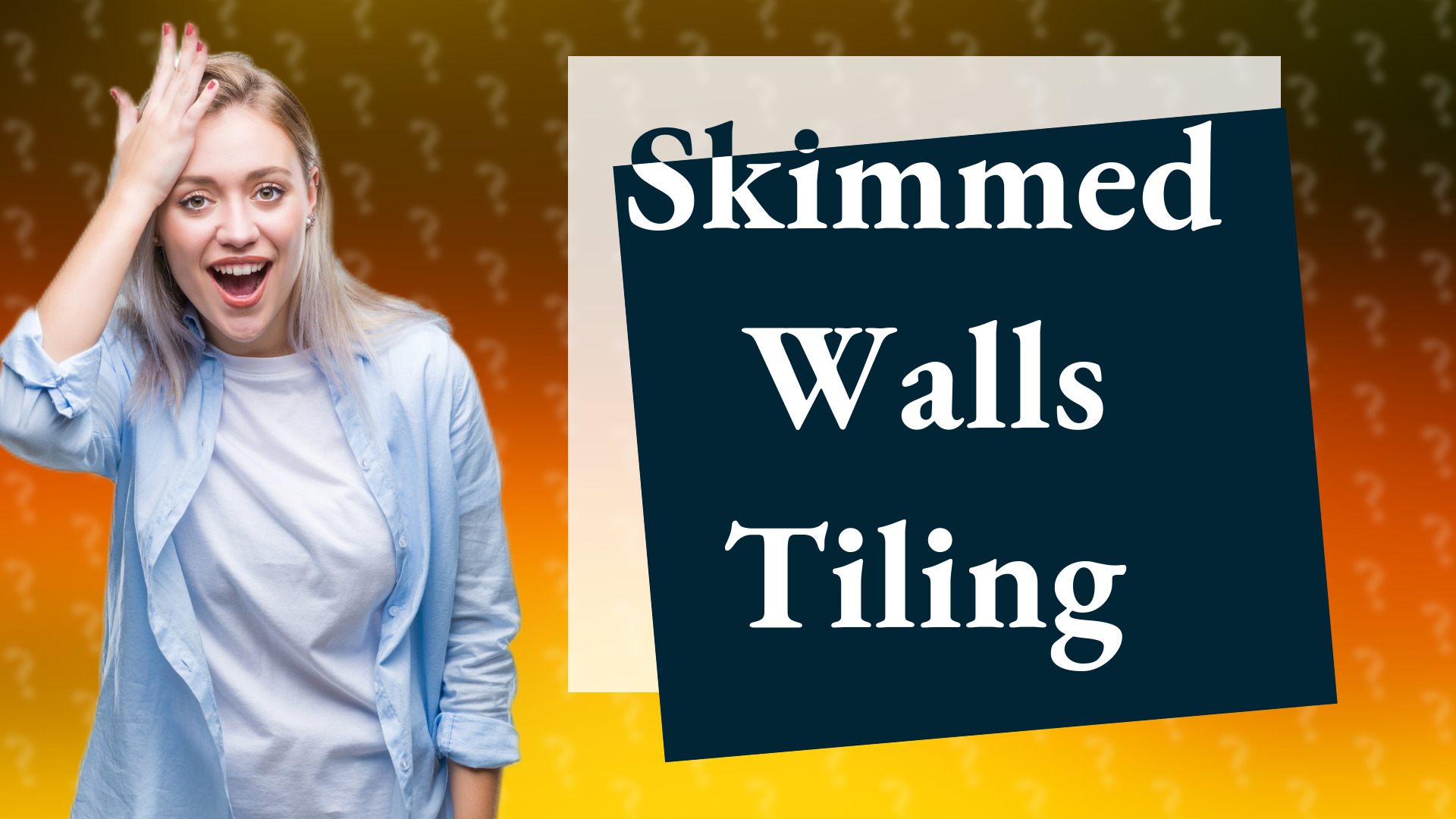Skimmed Walls Tiling