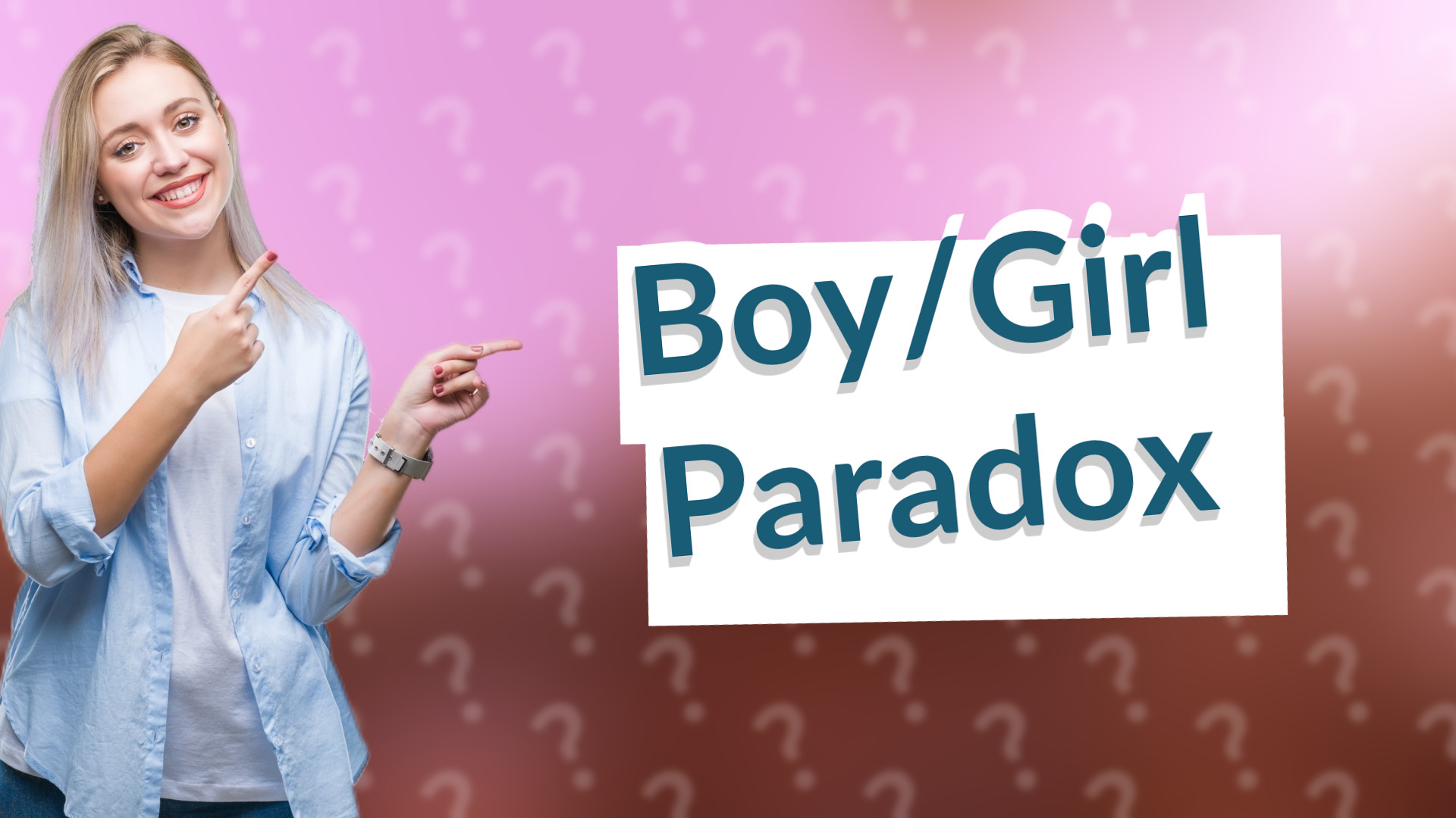 Boy/Girl Paradox
