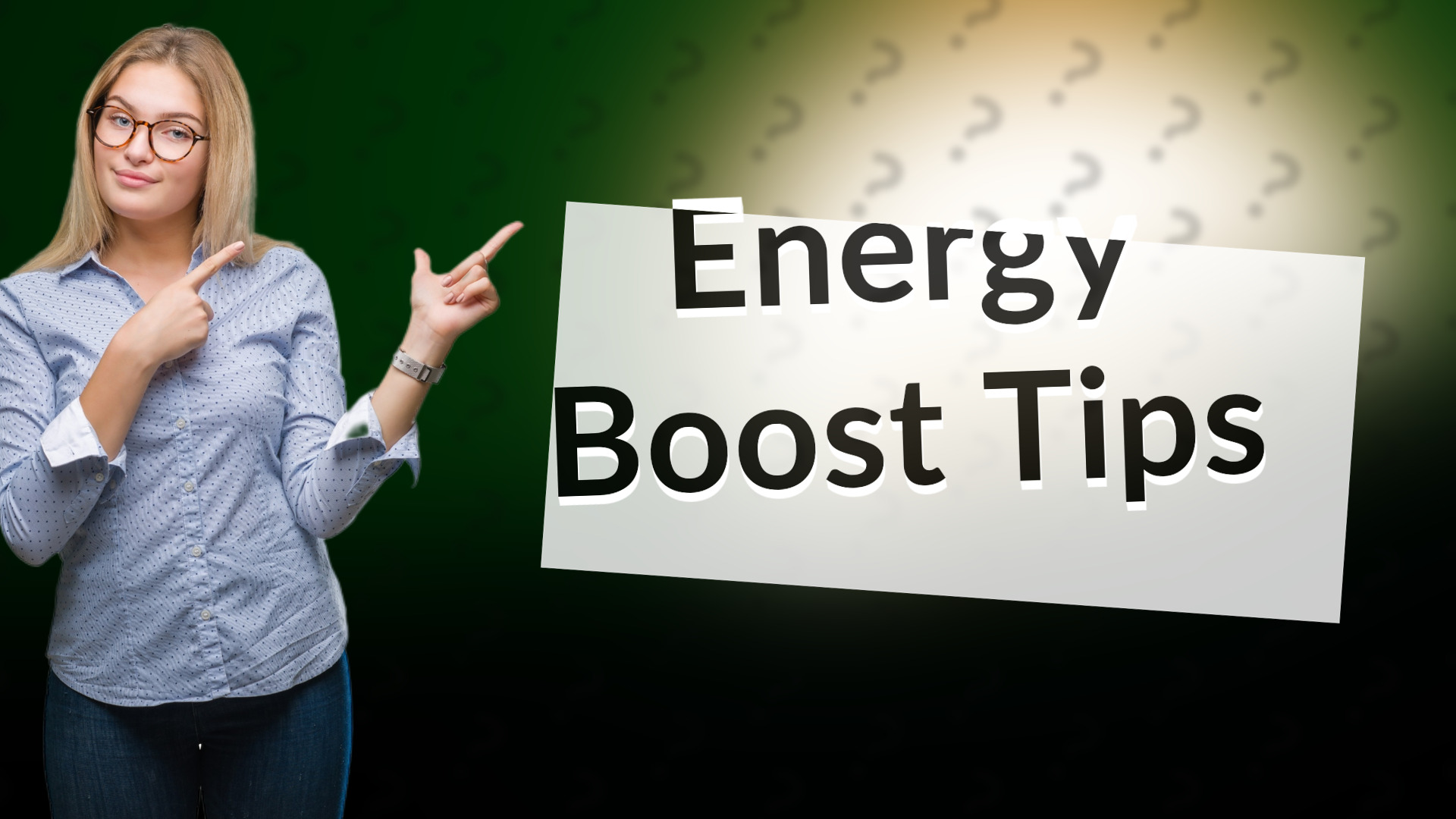 Energy Boost Tips