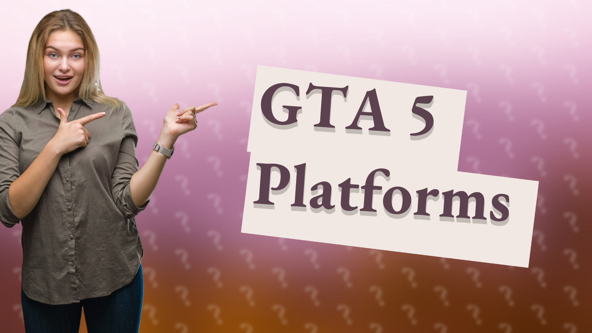 GTA 5 Platforms