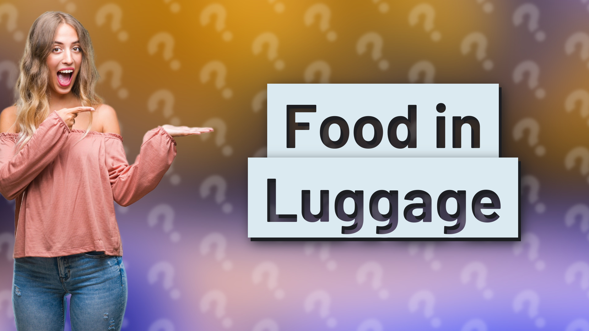 Food in Luggage