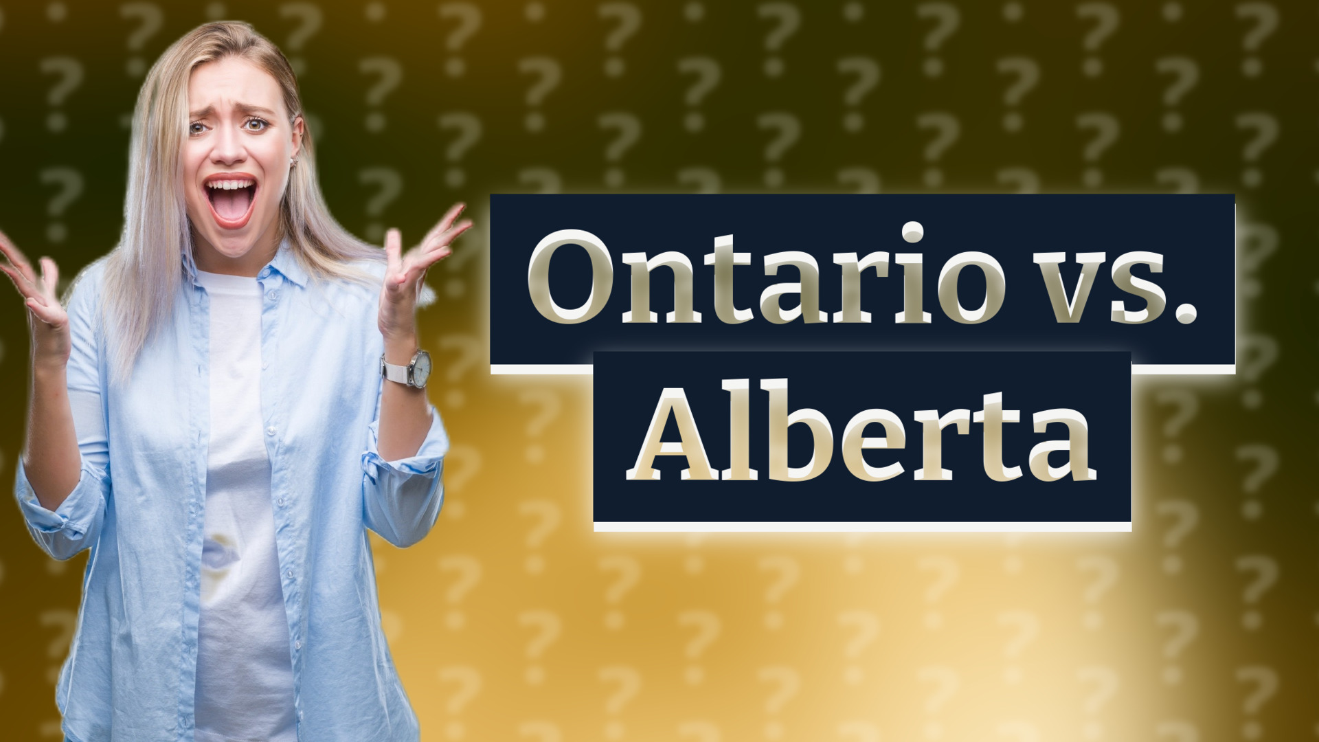 Ontario vs. Alberta