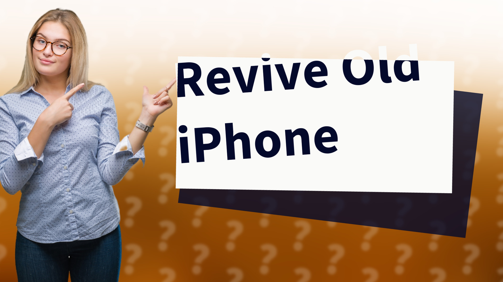 Revive Old iPhone