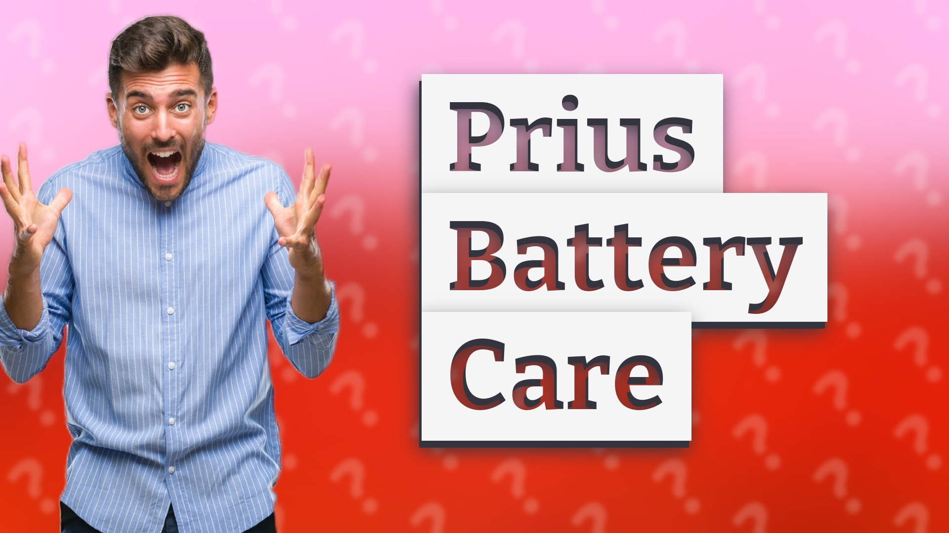 Prius Battery Care