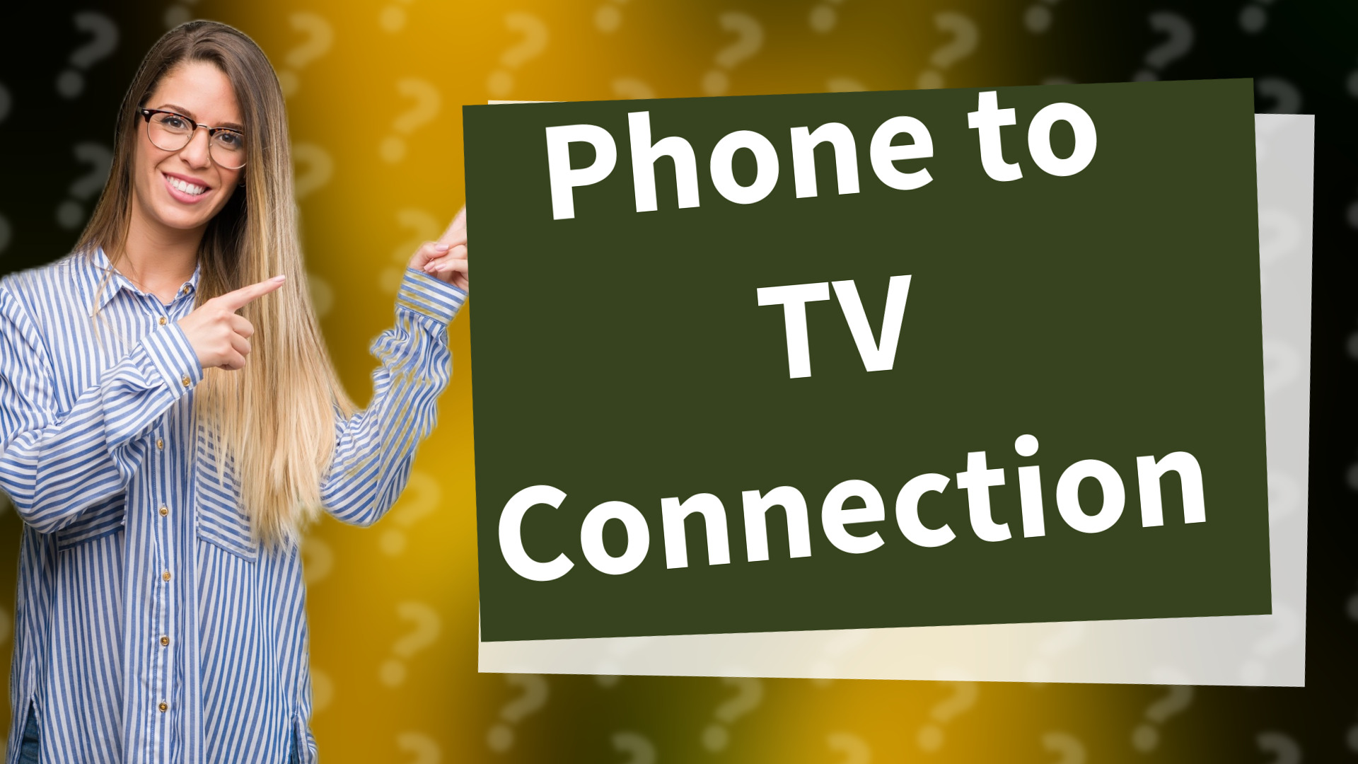 Phone to TV Connection