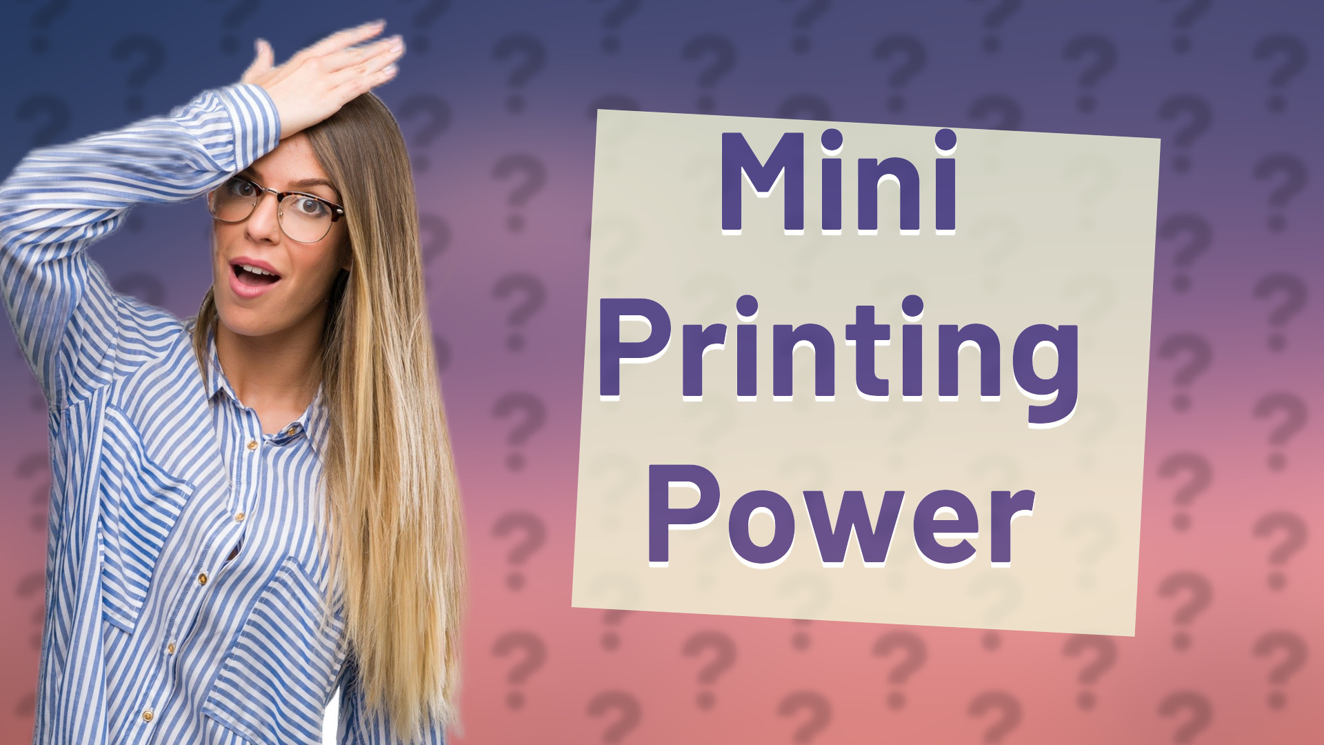 Mini Printing Power