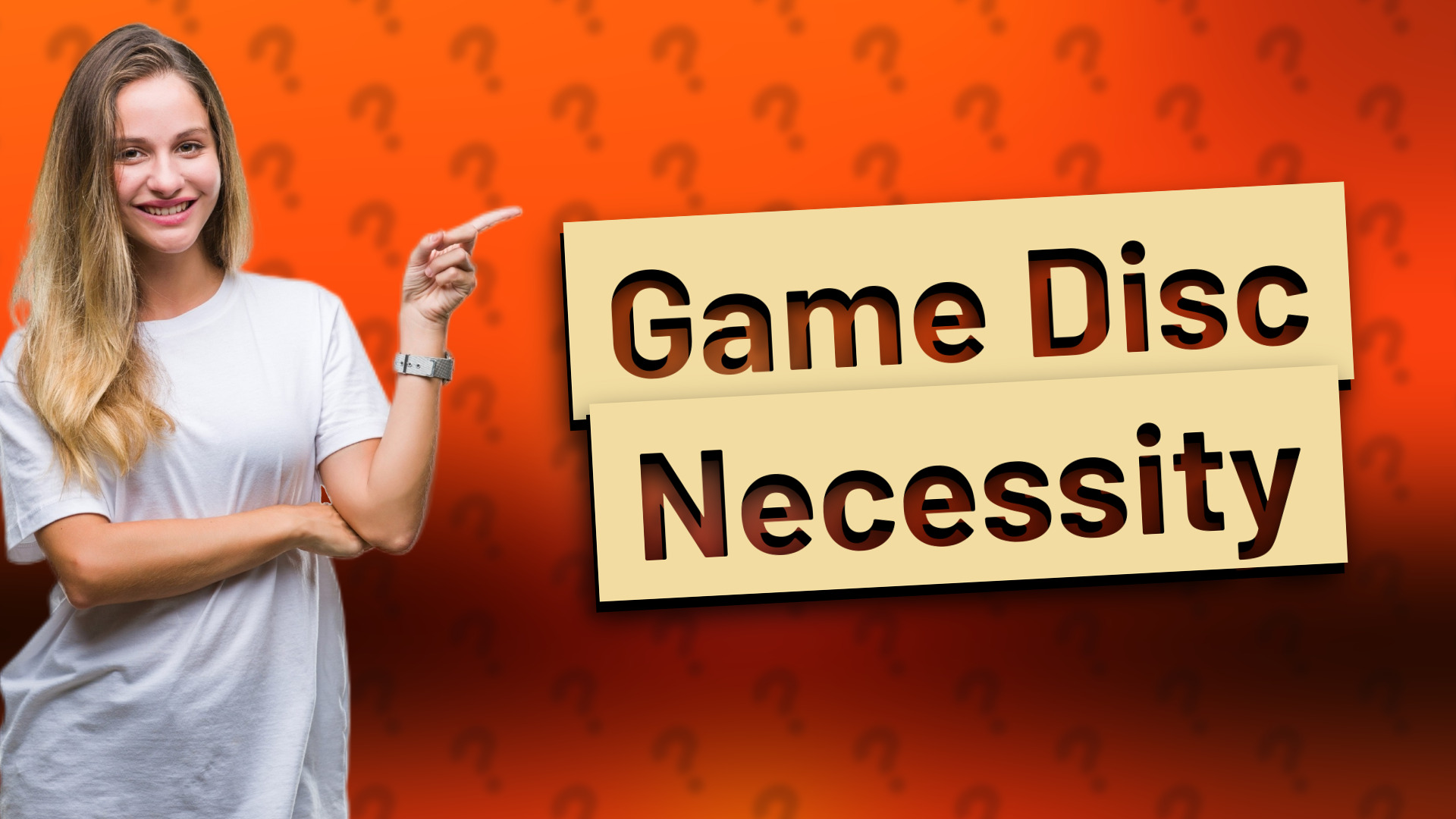 Game Disc Necessity