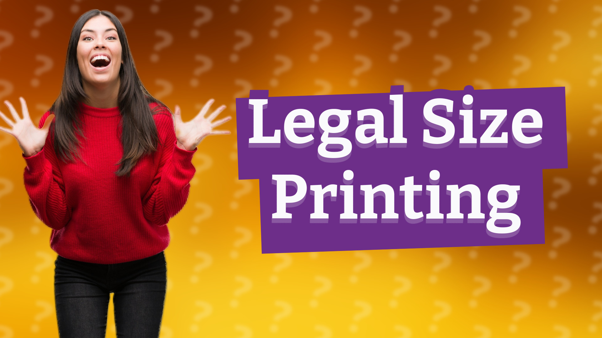 Legal Size Printing