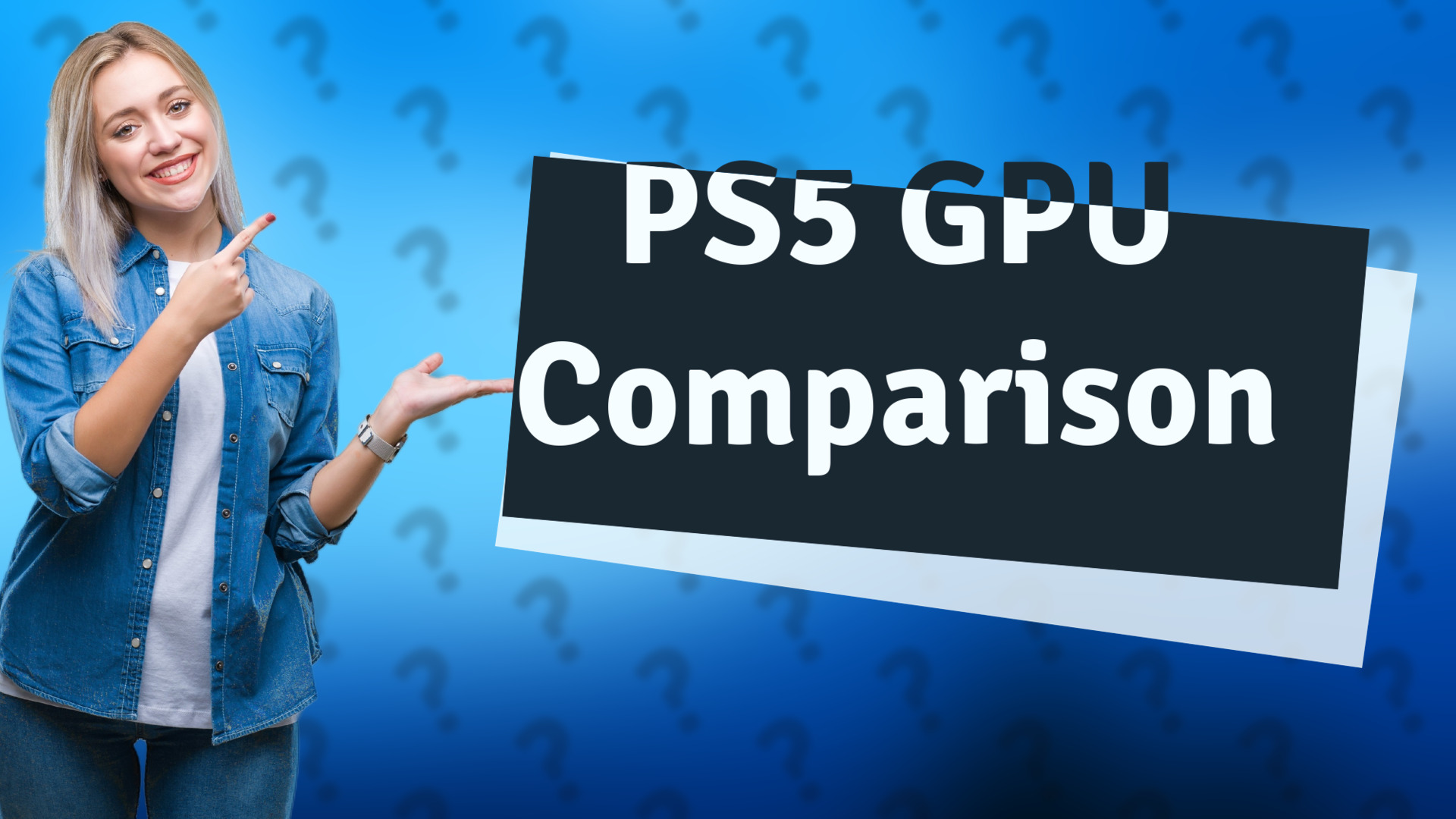 PS5 GPU Comparison