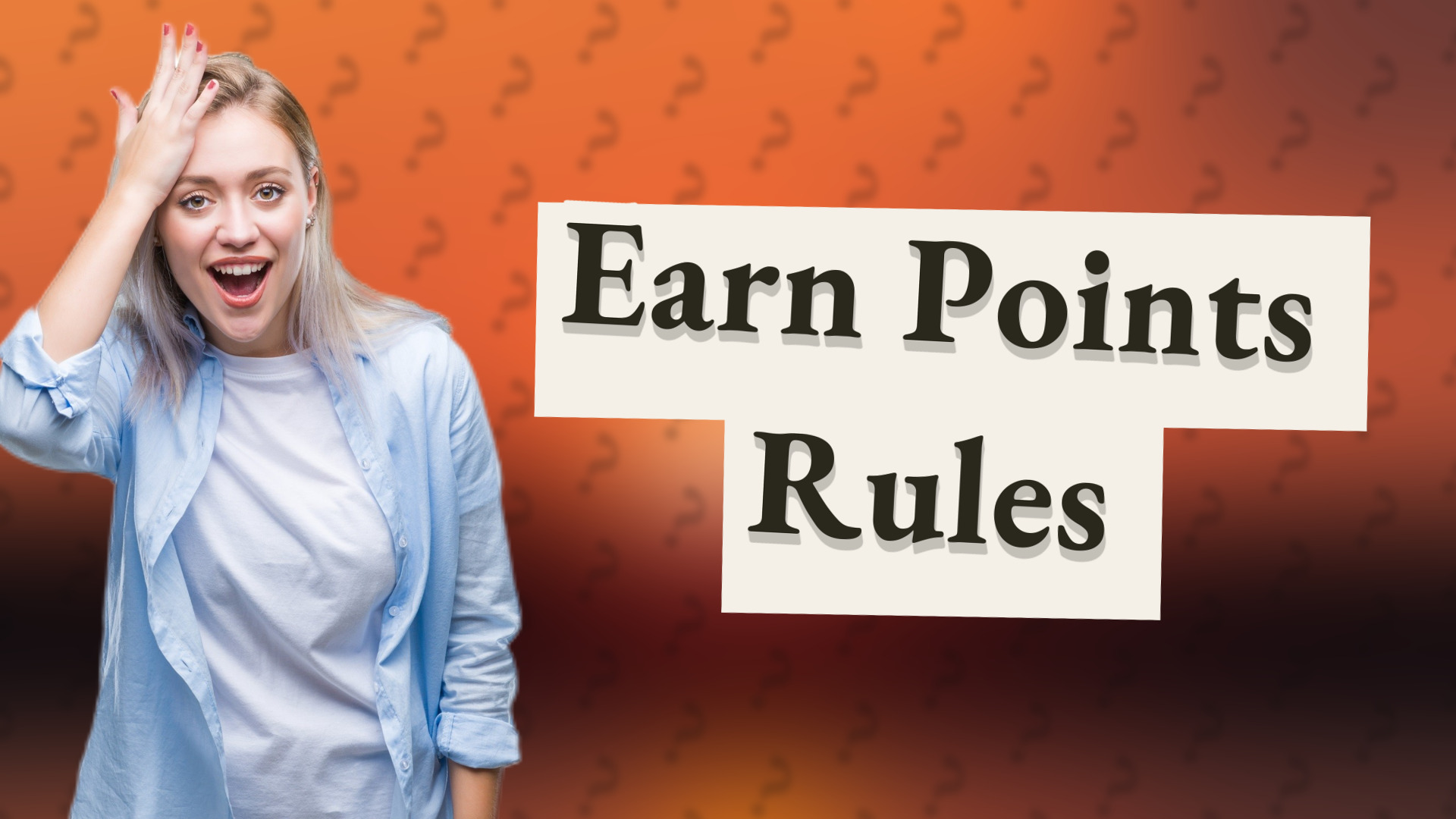 Earn Points Rules