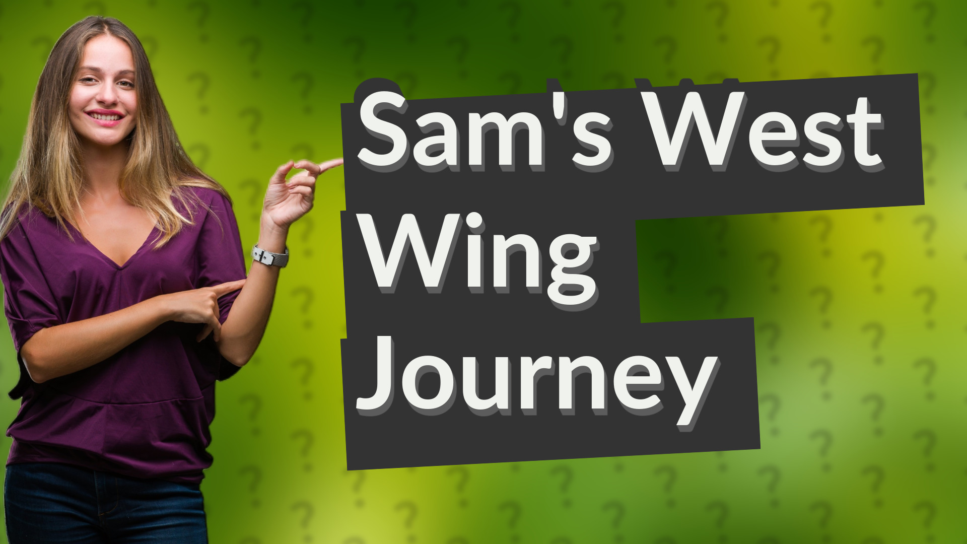 Sam's West Wing Journey