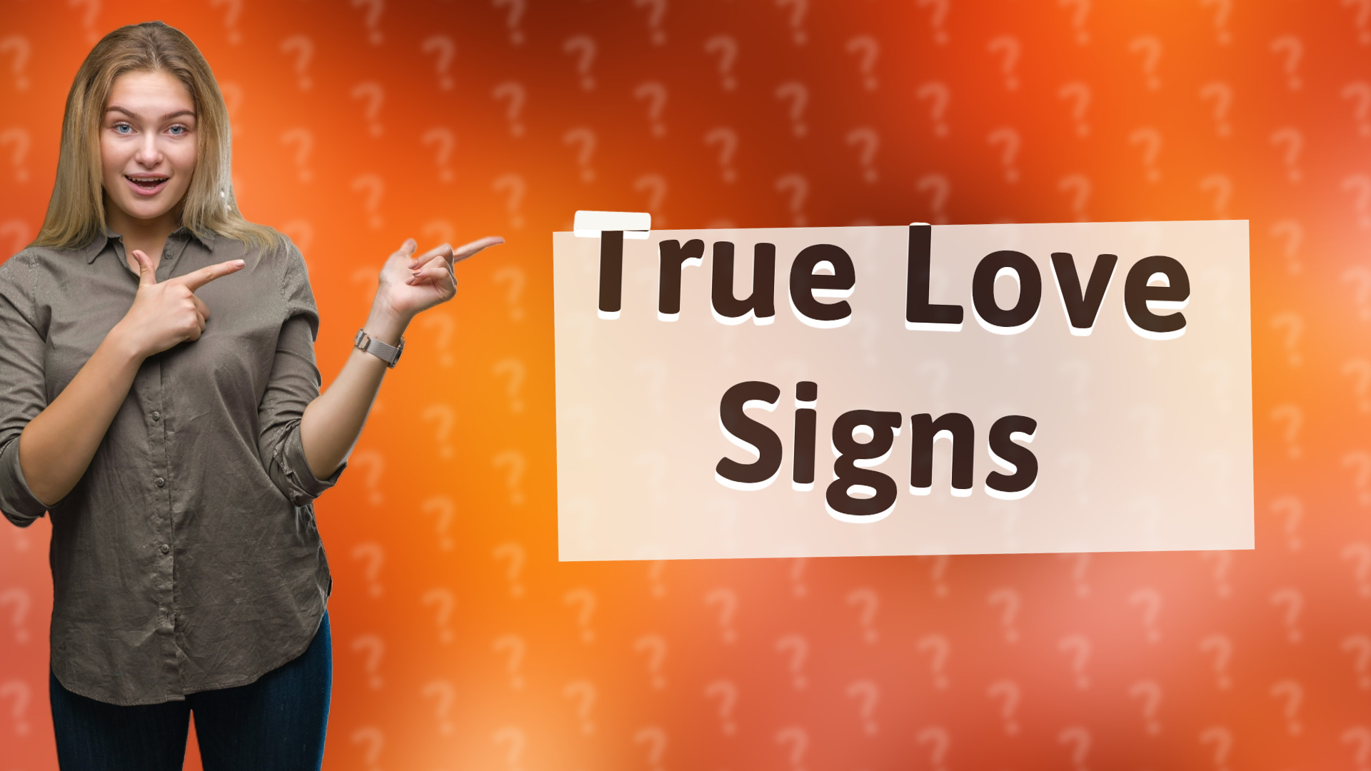 True Love Signs