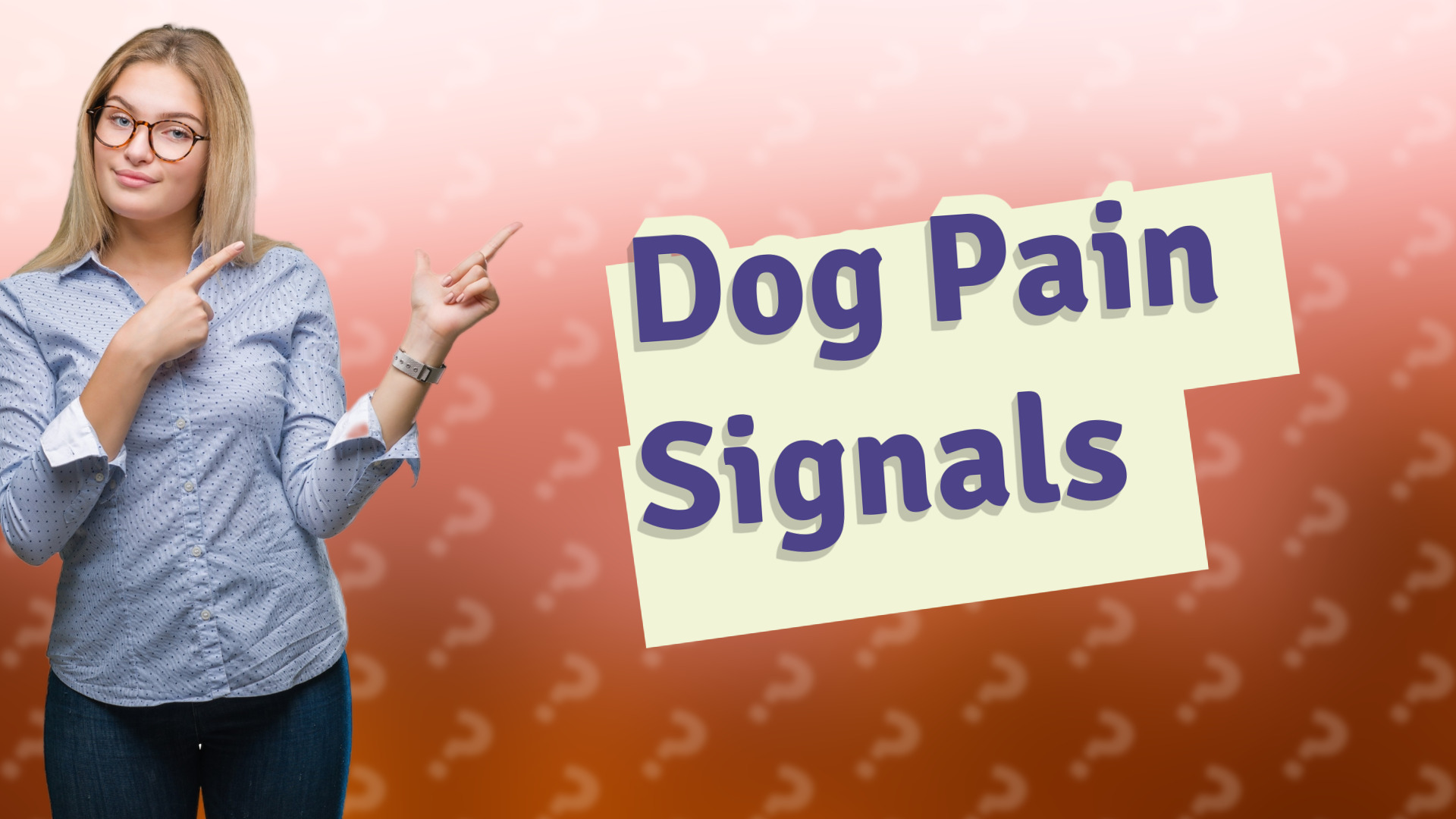 Dog Pain Signals