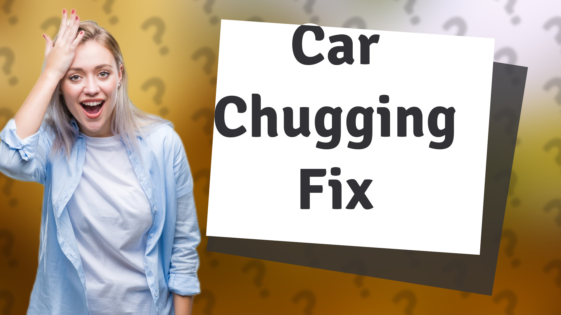 Car Chugging Fix