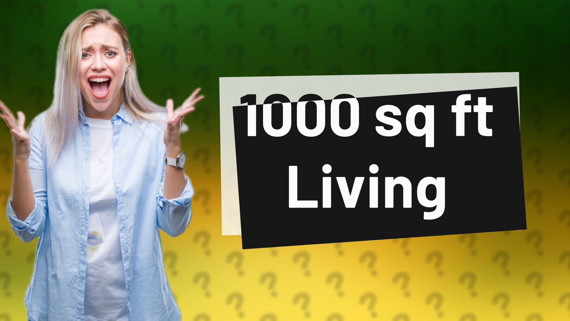 1000 sq ft Living