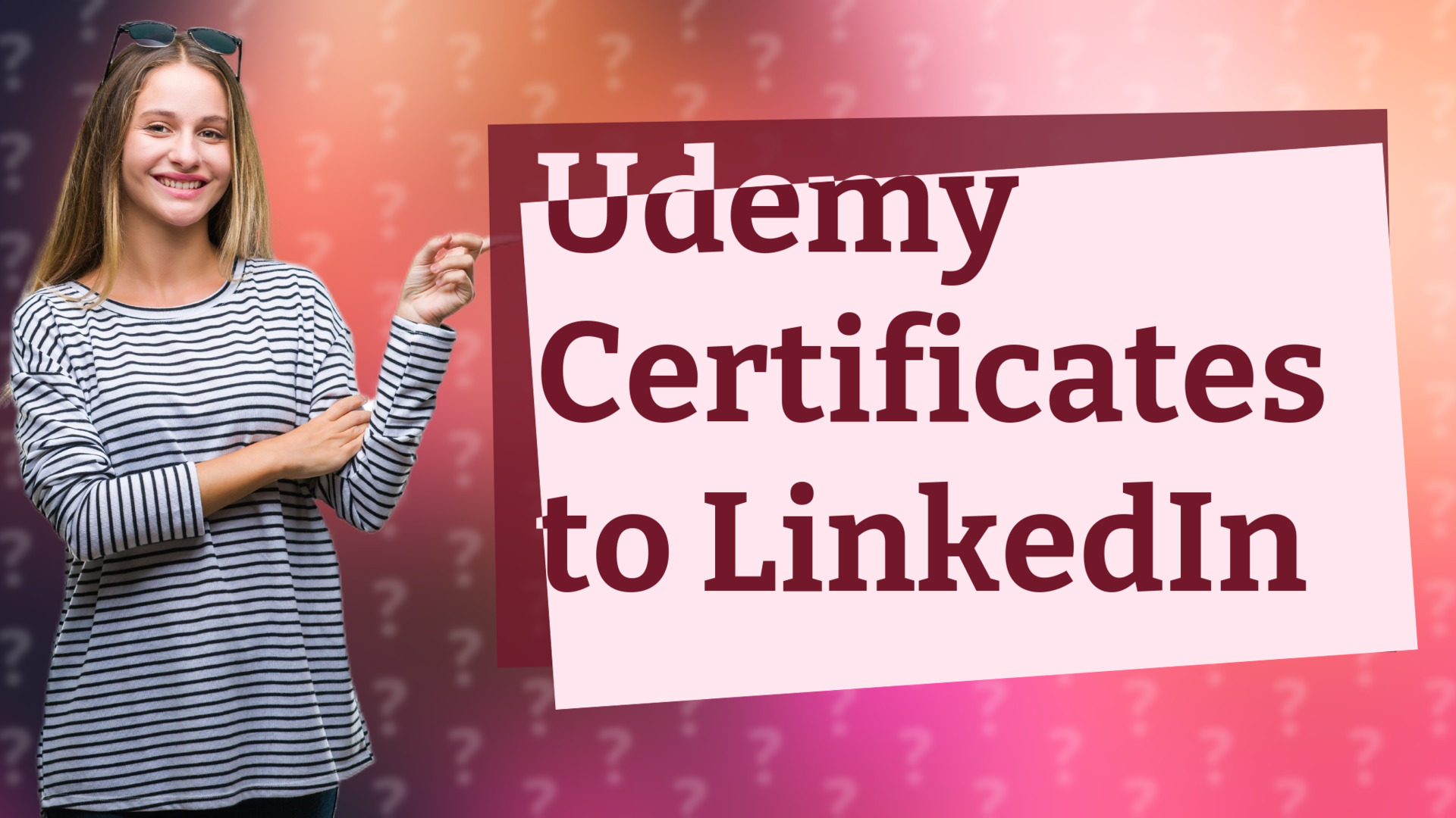 Udemy Certificates to LinkedIn
