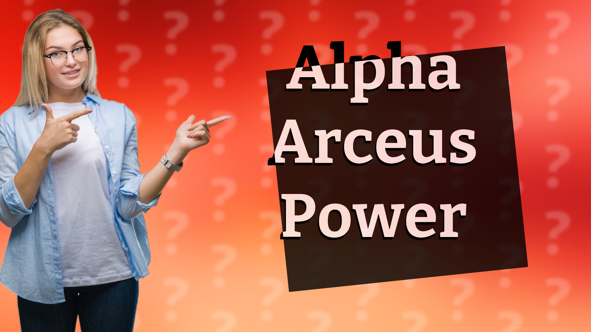 Alpha Arceus Power