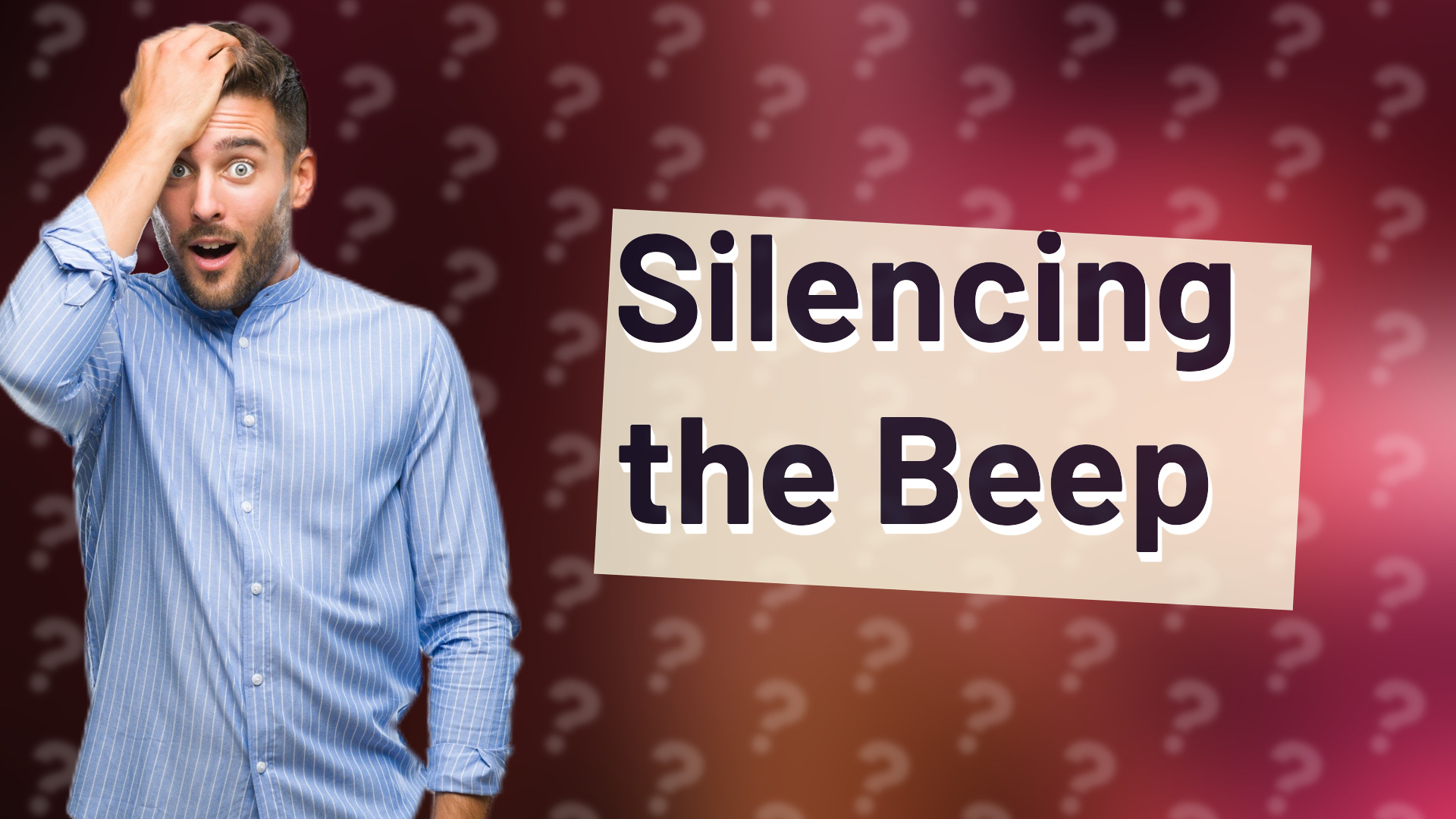 Silencing the Beep