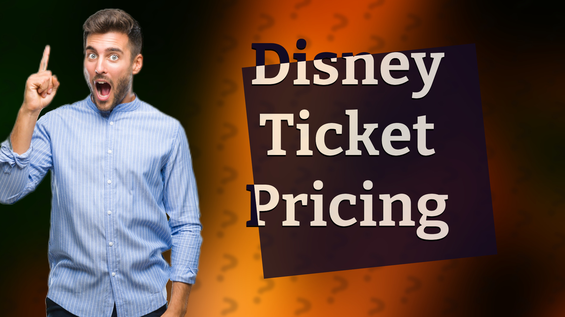Disney Ticket Pricing