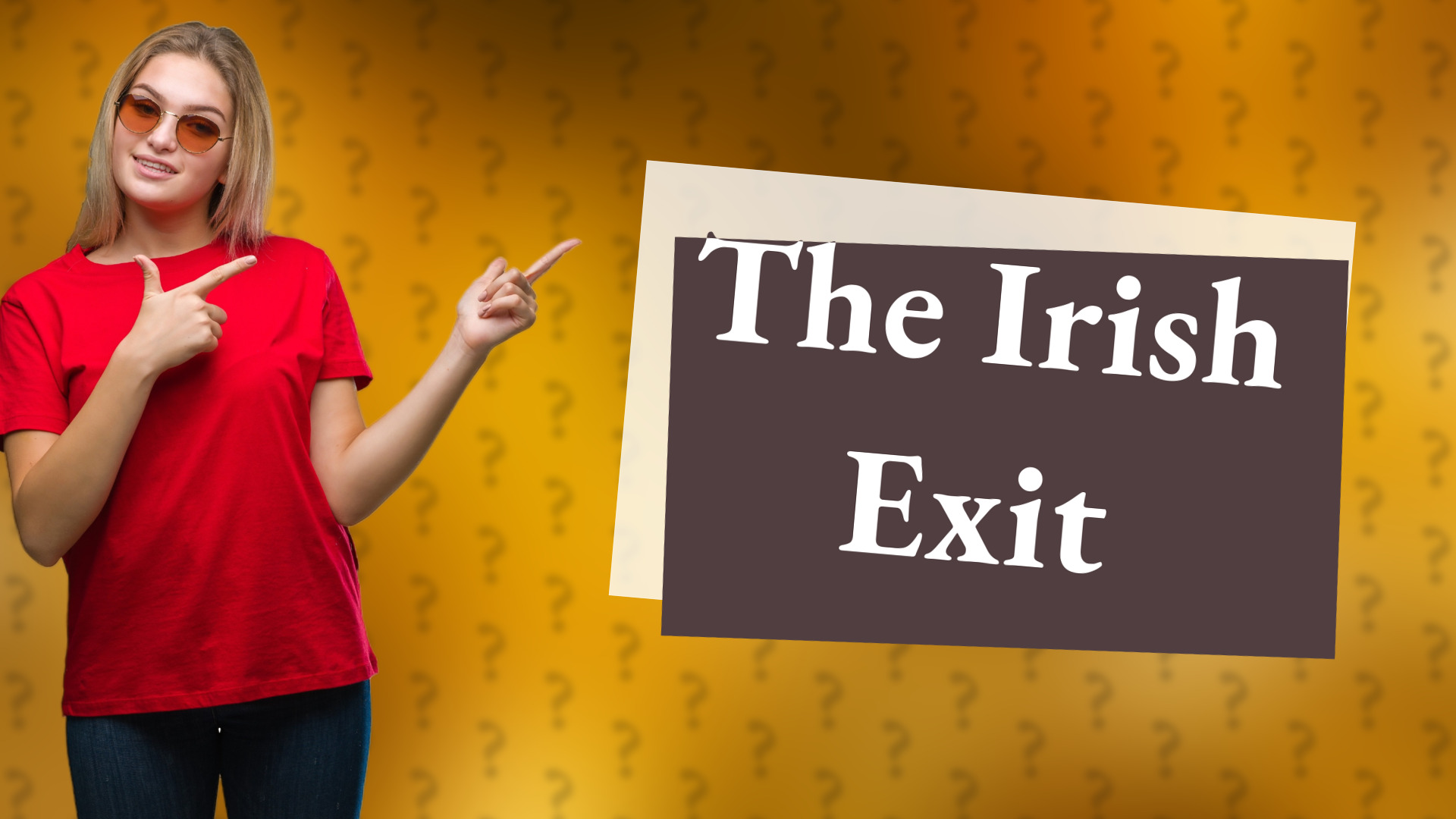 The Irish Exit