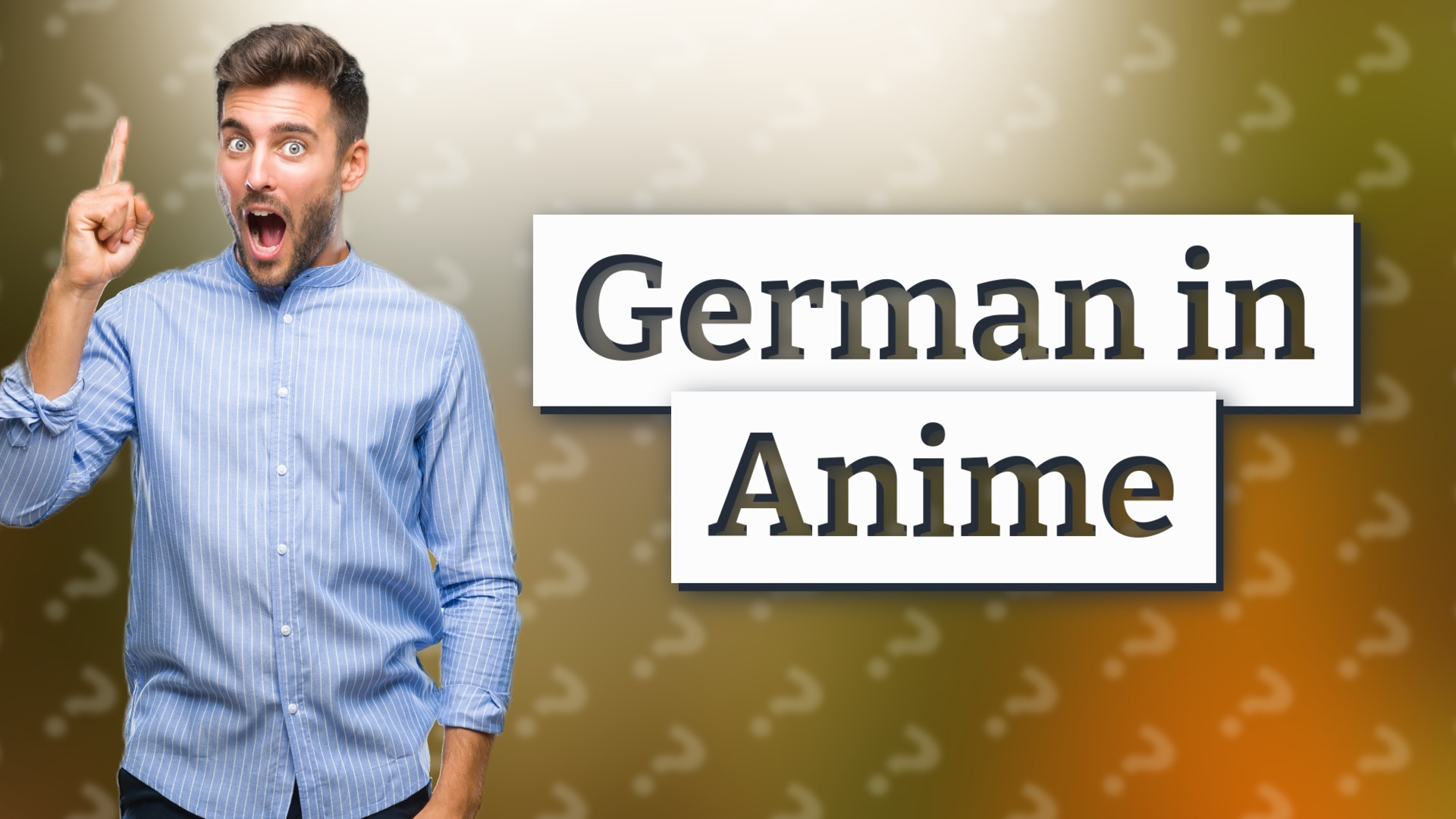 German in Anime