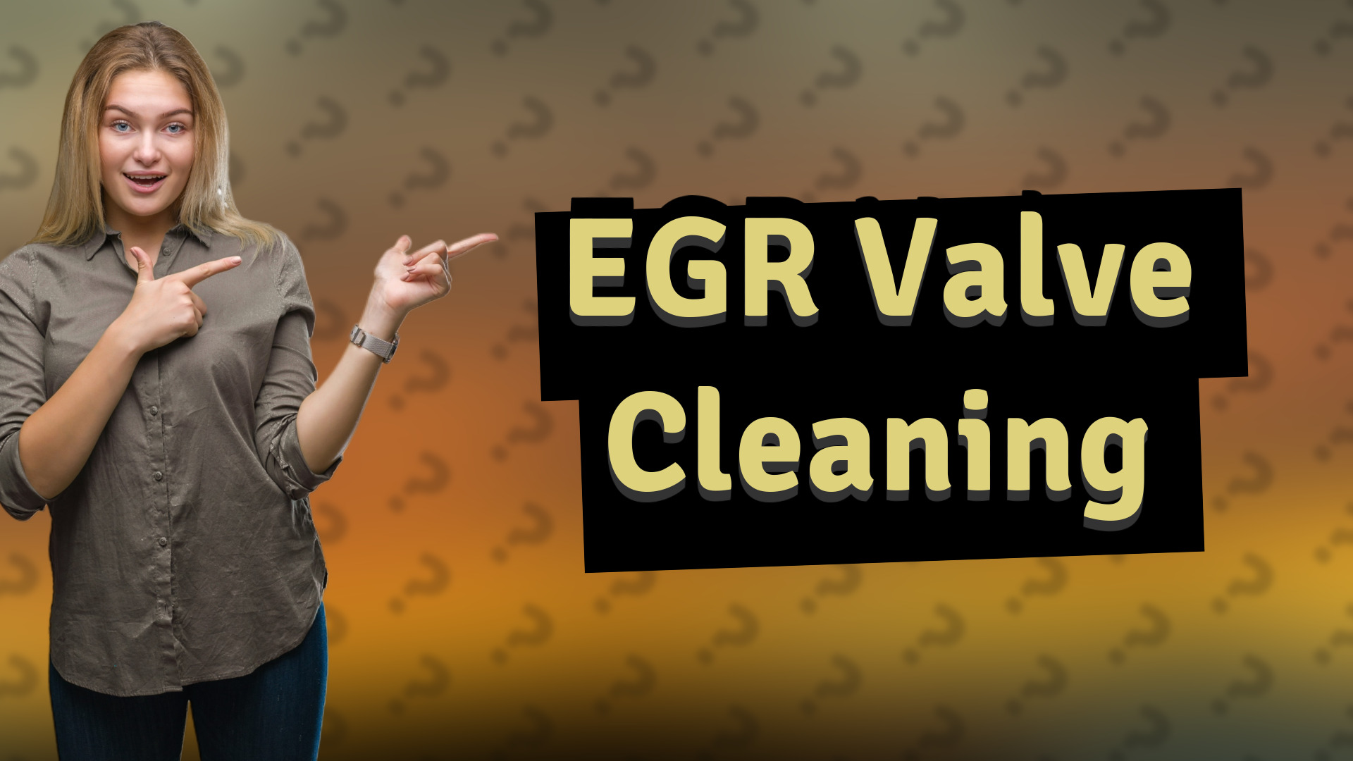 EGR Valve Cleaning