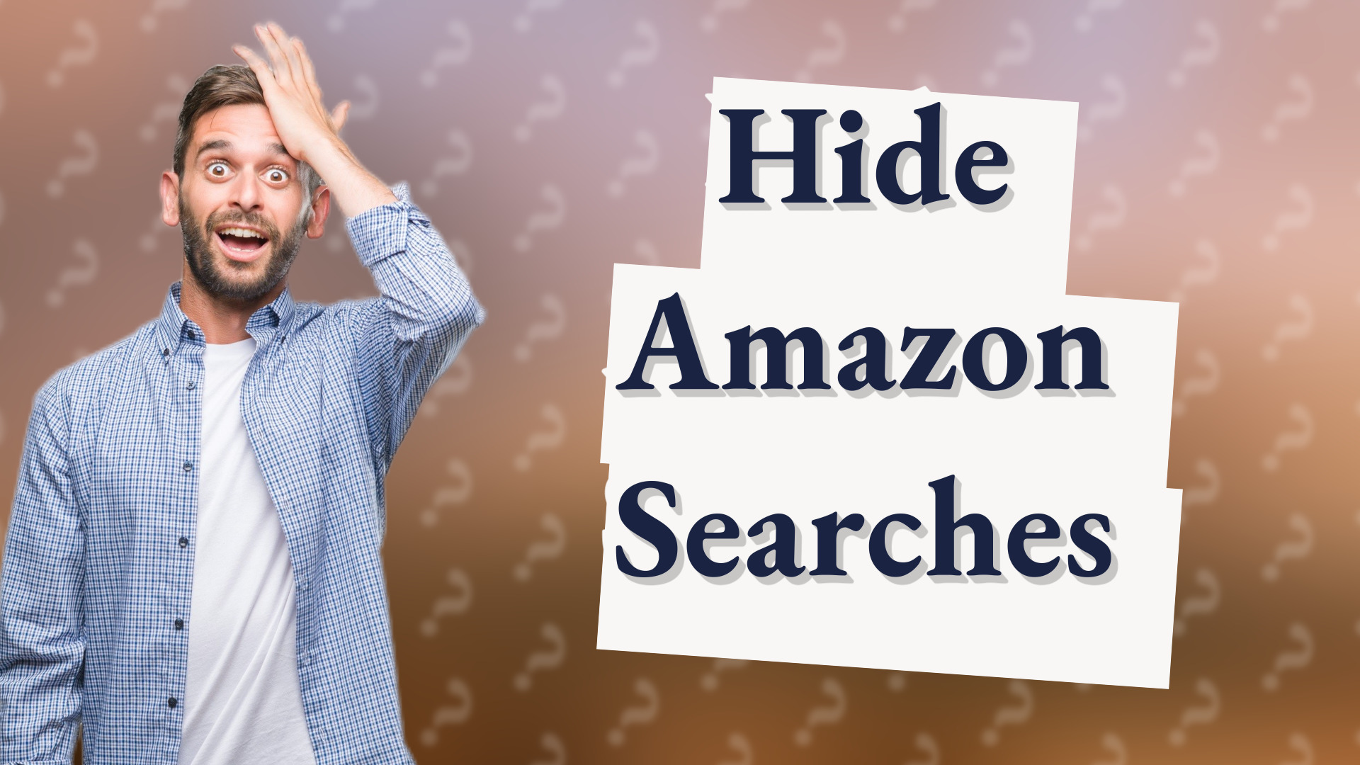 Hide Amazon Searches