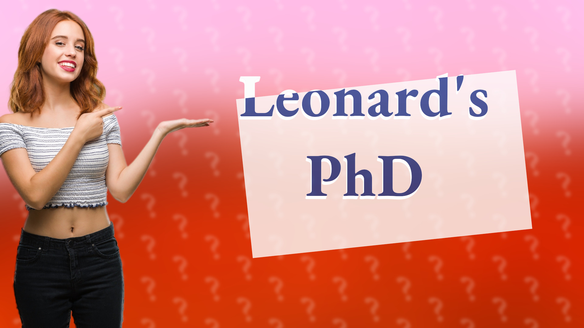 Leonard's PhD