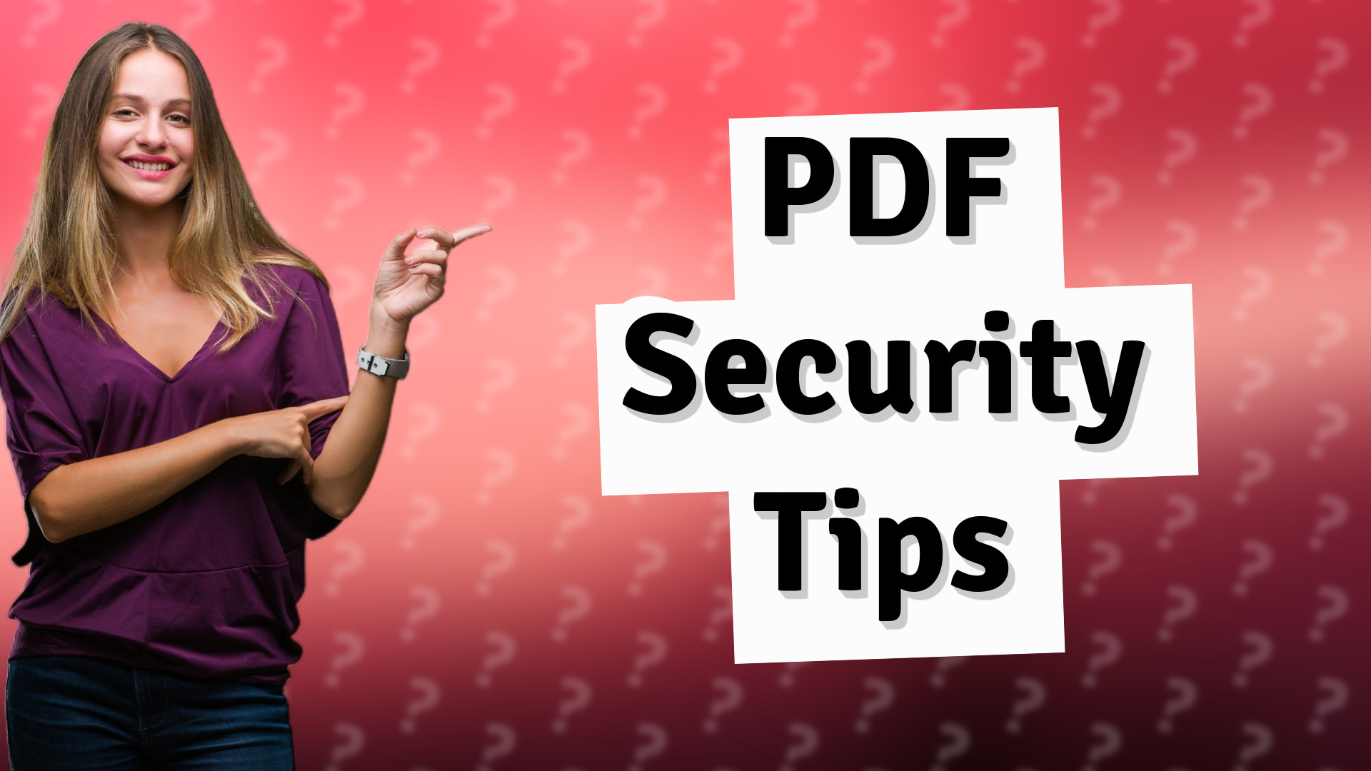 PDF Security Tips