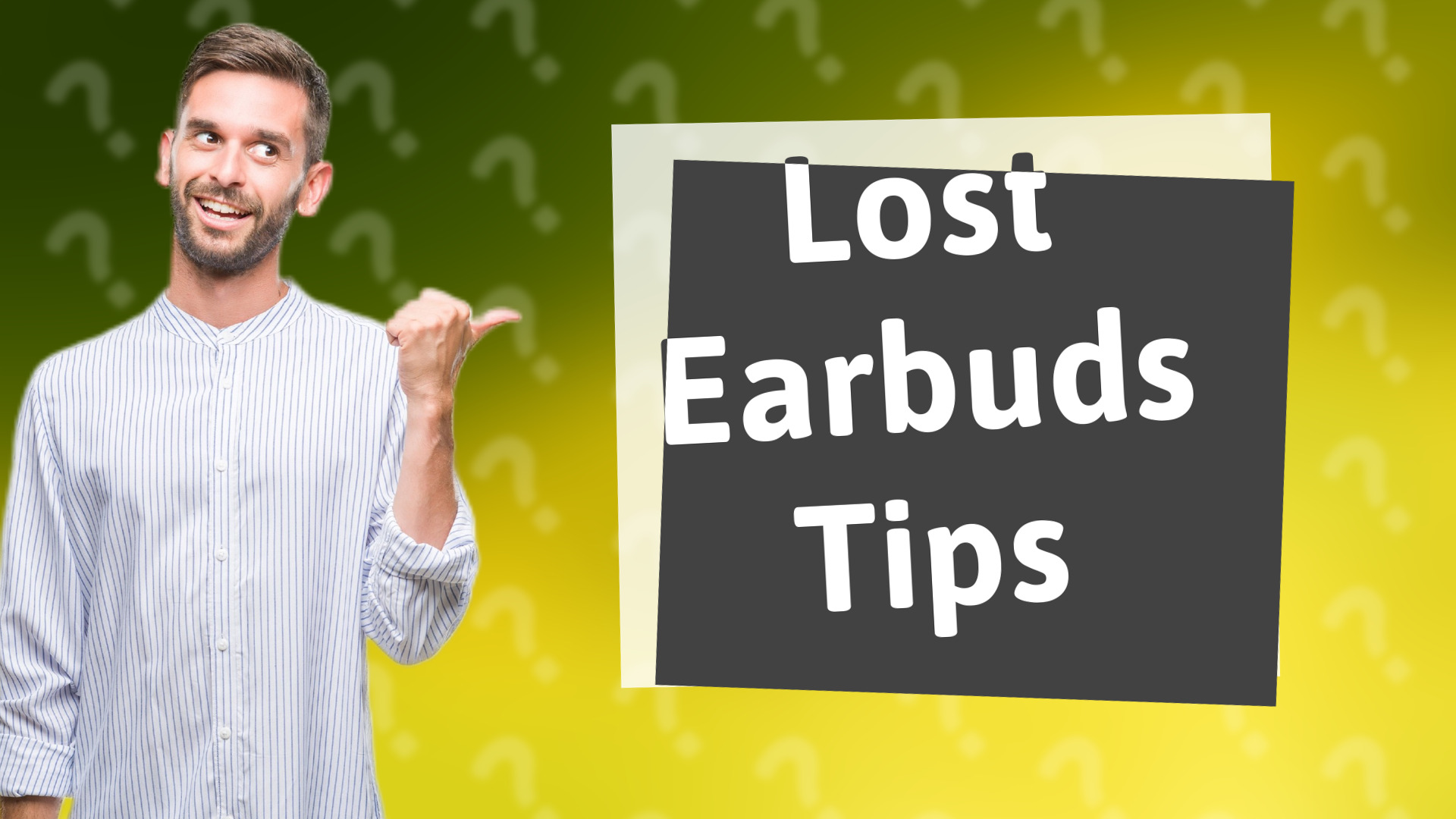 Lost Earbuds Tips