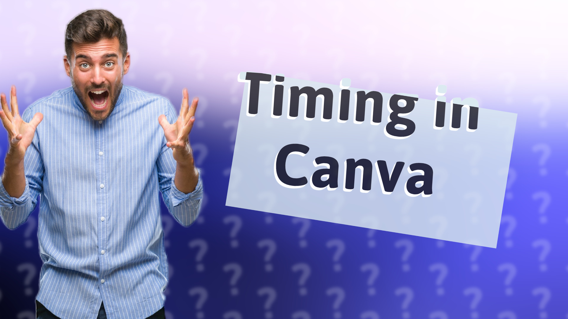 Timing in Canva