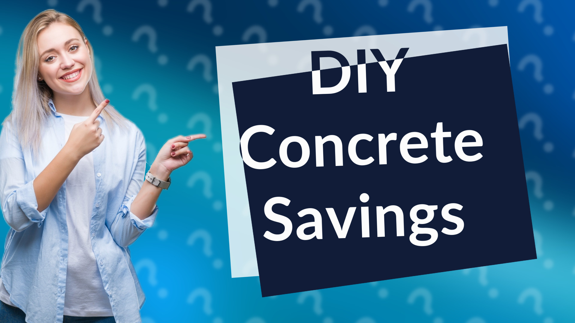 DIY Concrete Savings
