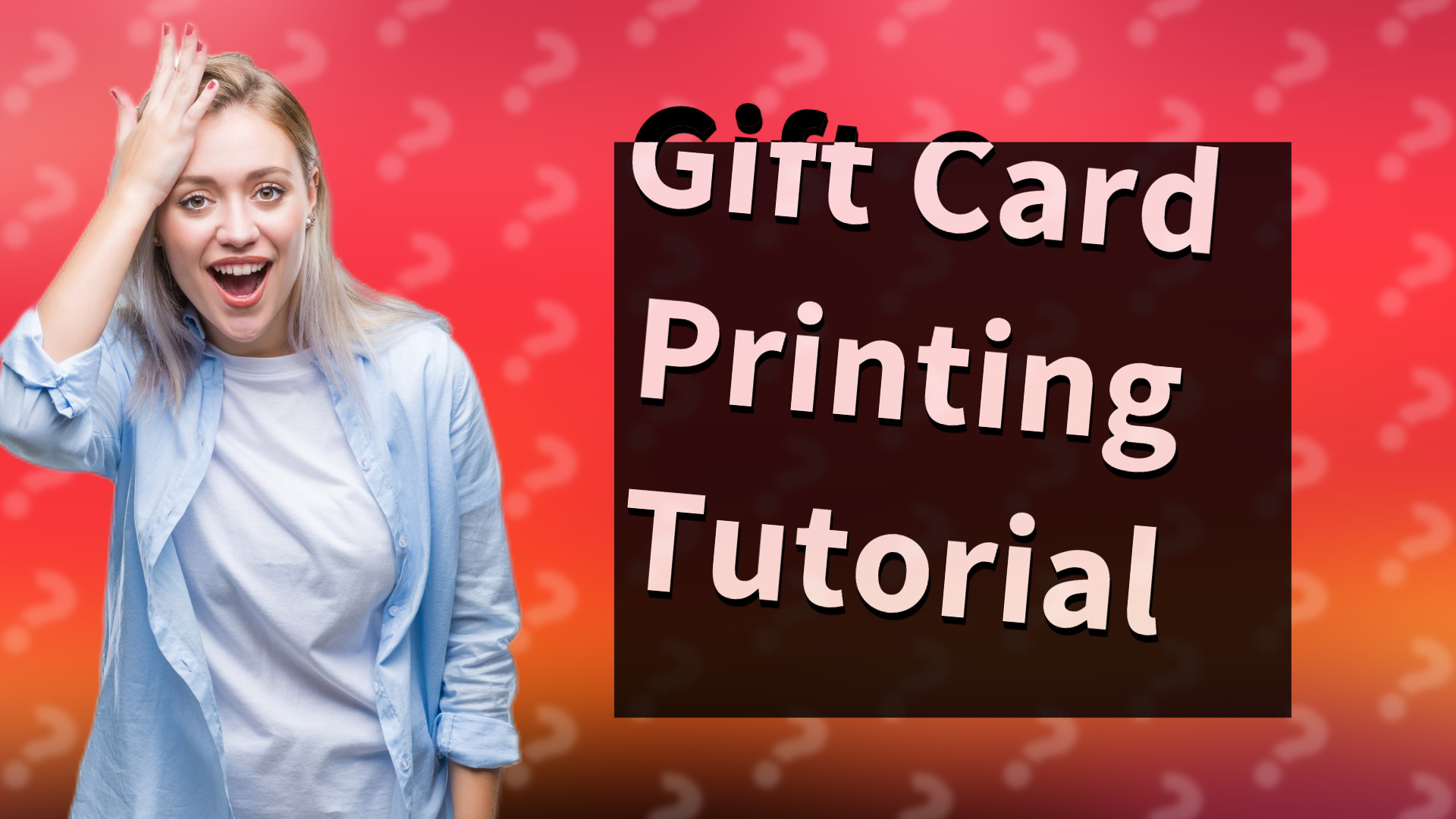 Gift Card Printing Tutorial