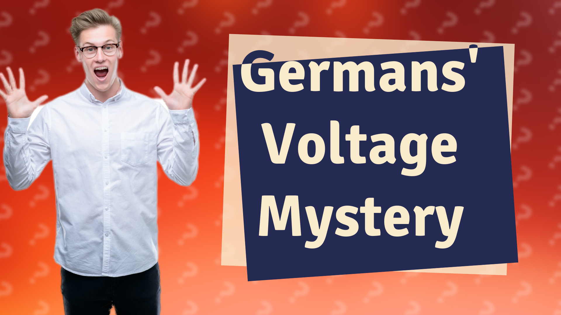 Germans' Voltage Mystery