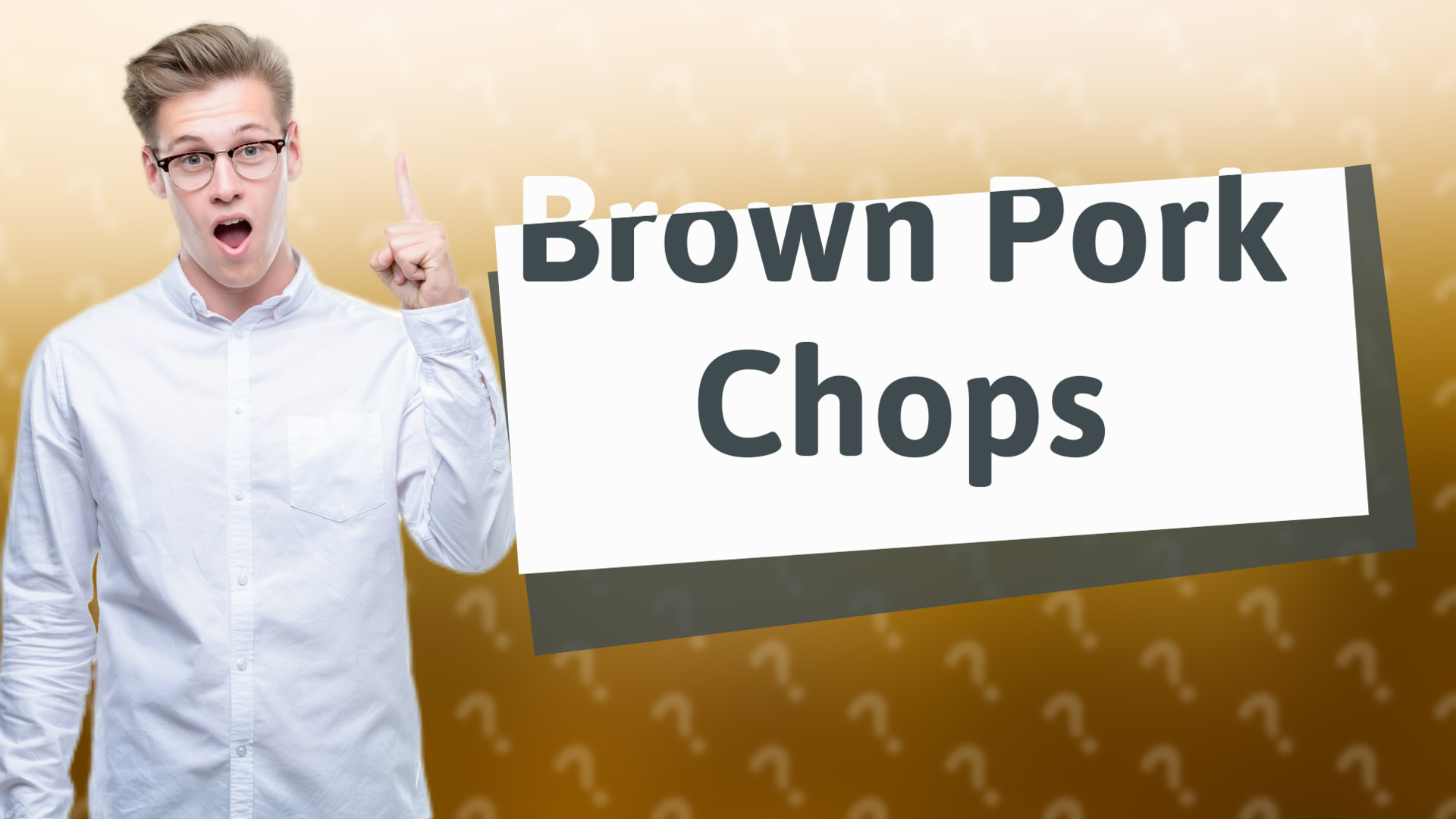 Brown Pork Chops