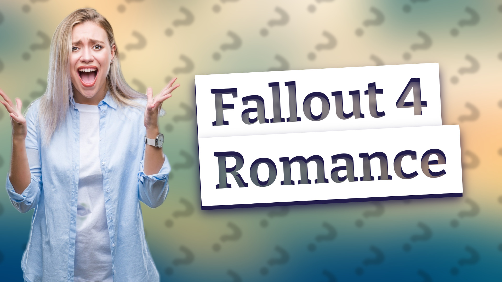 Fallout 4 Romance