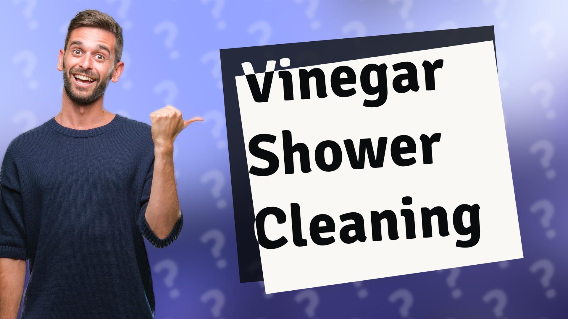 Vinegar Shower Cleaning