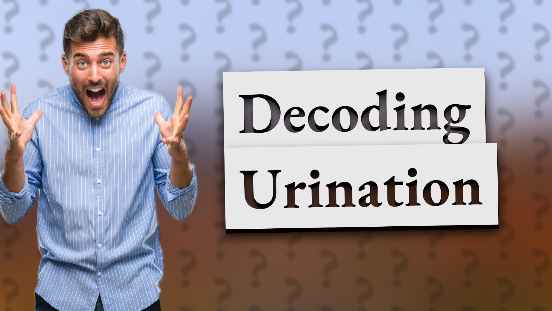 Decoding Urination