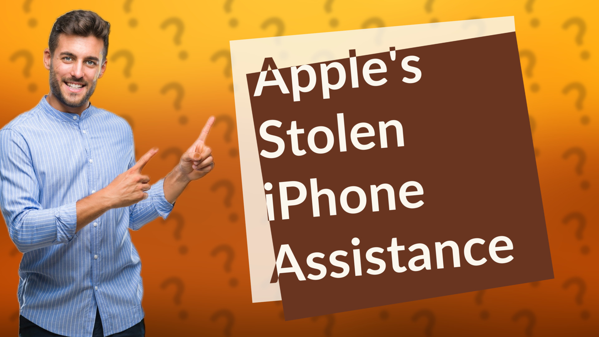 Apple's Stolen iPhone Assistance