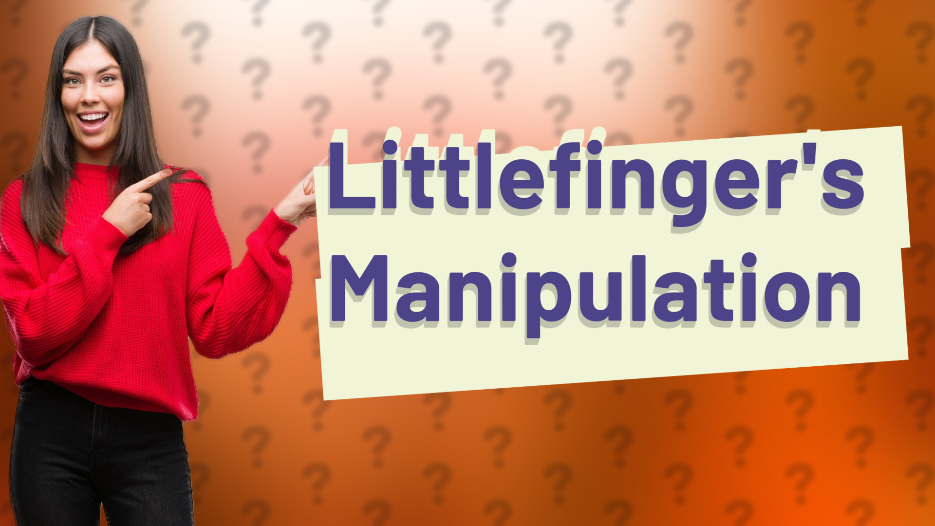 Littlefinger's Manipulation