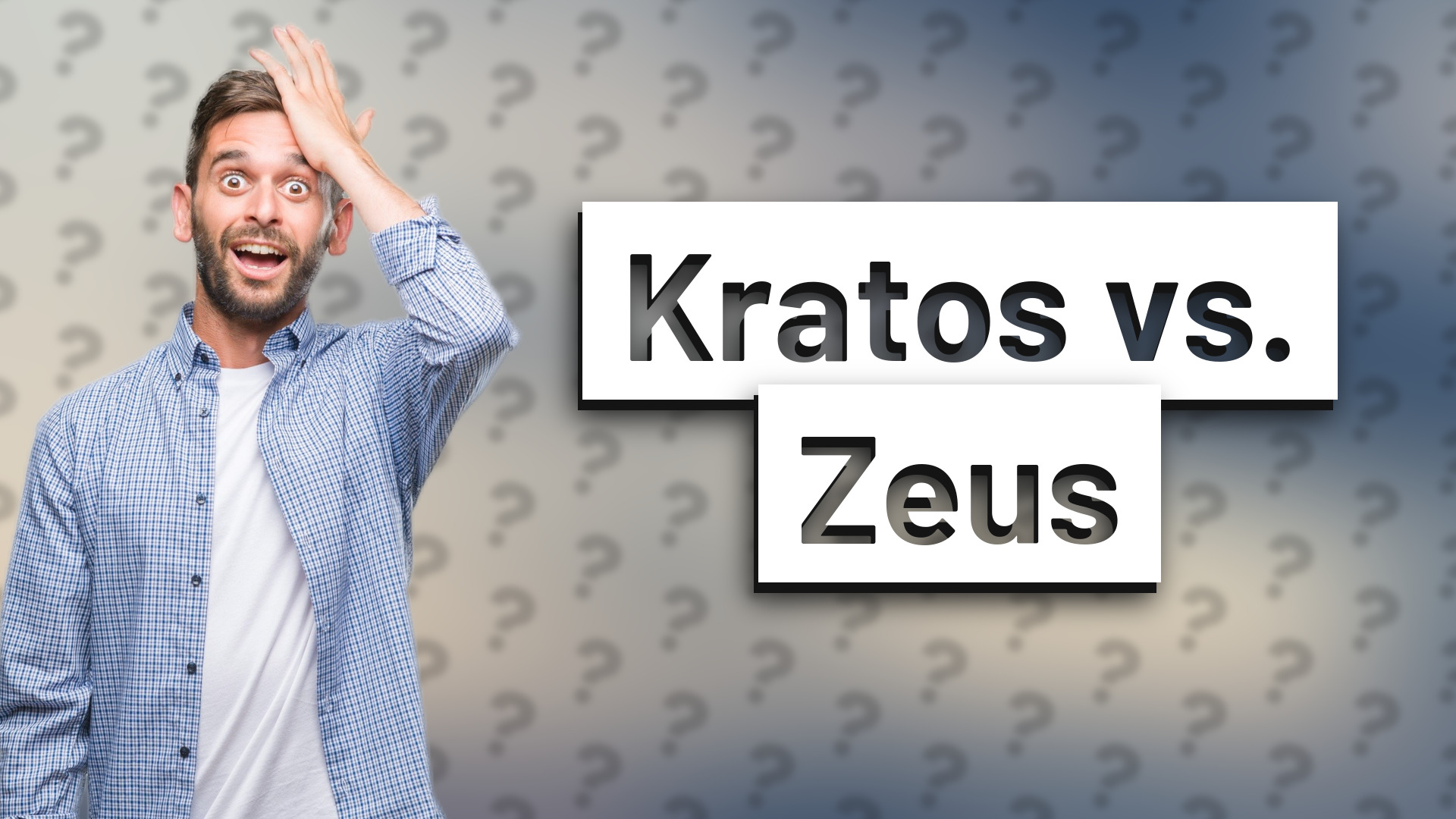 Kratos vs. Zeus