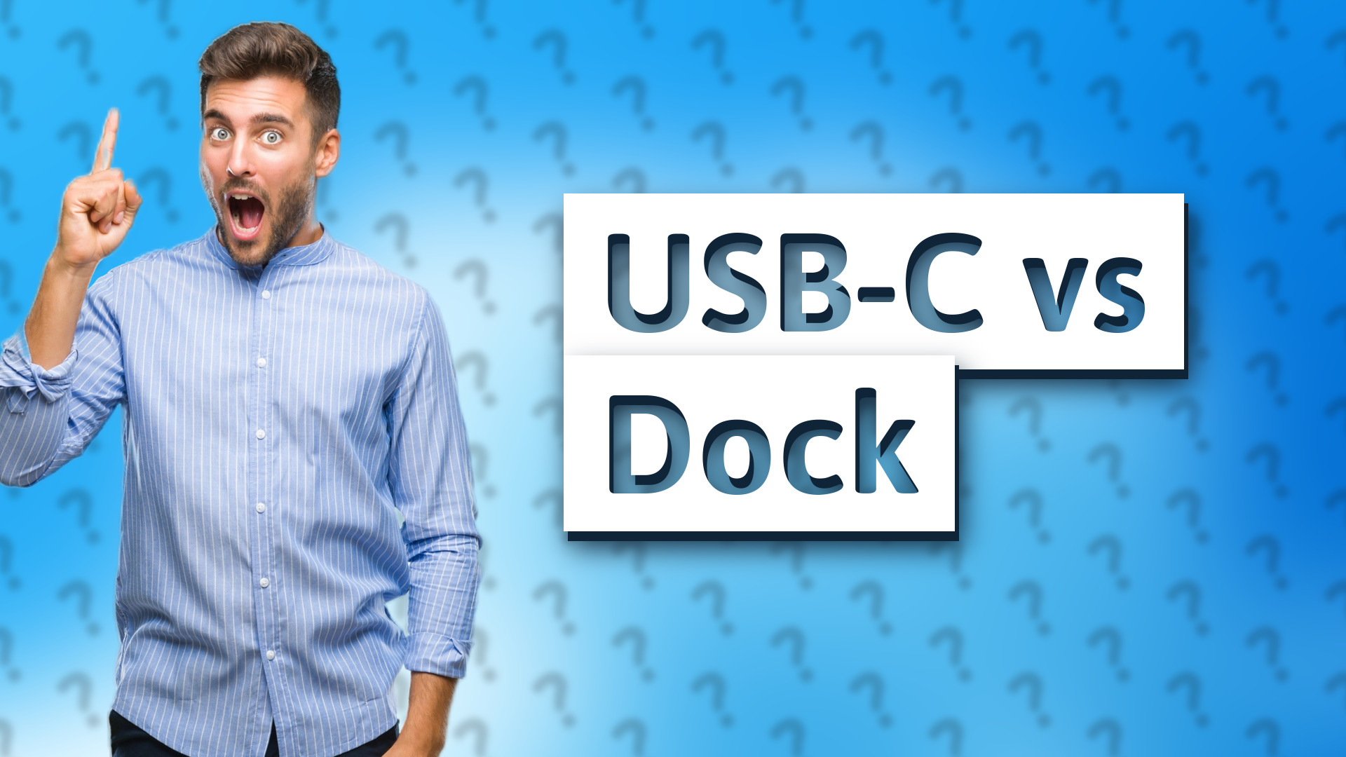 USB-C vs Dock